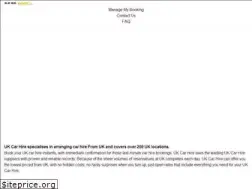 Sites similar to ukcarhire.net