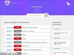 Sites similar to ukendtenumre.dk