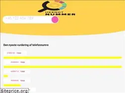 Sites similar to ukendtnummer.dk