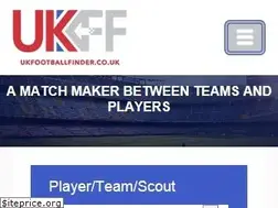 Sites similar to ukfootballfinder.co.uk