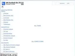 Sites similar to ukfootballontv.co.uk