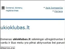 Sites similar to ukioklubas.lt
