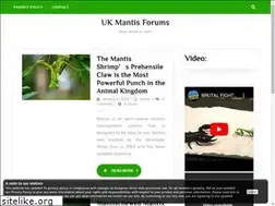 Sites similar to ukmantisforums.co.uk
