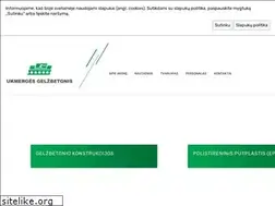 Sites similar to ukmergesgelzbetonis.lt