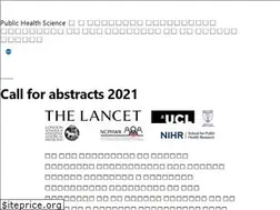 Sites similar to ukpublichealthscience.org