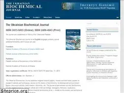 Sites similar to ukrbiochemjournal.org
