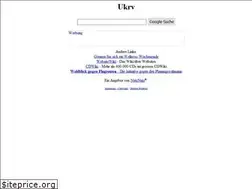 Sites similar to ukrv.de