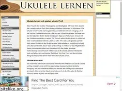 Sites similar to ukulele-lernen.de