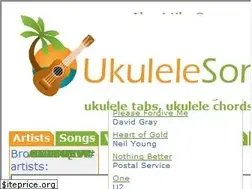 Sites similar to ukulelesongs.com