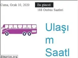 Sites similar to ulasimsaatleri.com