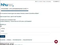 Sites similar to ulb.hhu.de