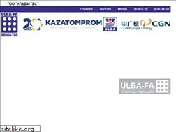 Sites similar to ulba-fa.kz