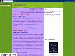 Sites similar to uli-adriani.blogspot.com