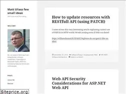 Sites similar to uliasz.com