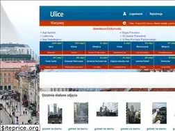 Sites similar to ulice-warszawy.pl