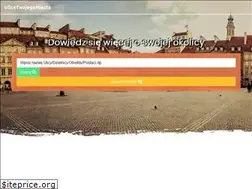 Sites similar to ulicetwojegomiasta.pl