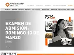 Sites similar to ulima.edu.pe