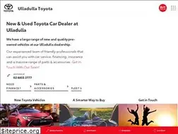 Sites similar to ulladullatoyota.com.au