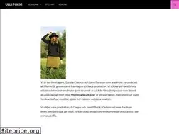 Sites similar to ulliform.se