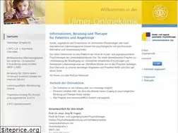 Sites similar to ulmer-onlineklinik.de