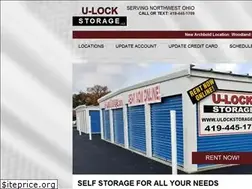 Sites similar to ulockstorage.com