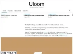 Sites similar to uloom.com