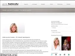 Sites similar to ulrikevondergroeben.de