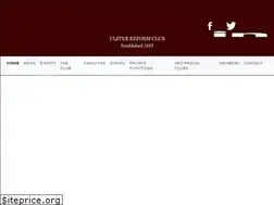 Sites similar to ulsterreformclub.com