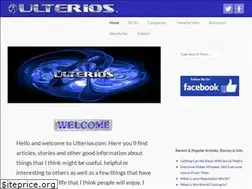 Sites similar to ulterios.com