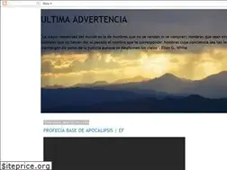 Sites similar to ultimaadvertencia.blogspot.com