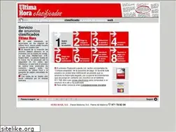 Sites similar to ultimahoraclasificados.com