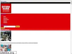 Sites similar to ultimahoraecuador.com