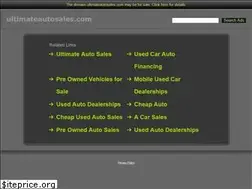 Sites similar to ultimateautosales.com