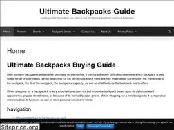 Sites similar to ultimatebackpacksguide.com