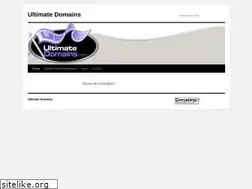 Sites similar to ultimatedomains.com