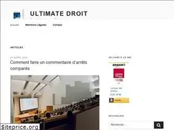 Sites similar to ultimatedroit.fr