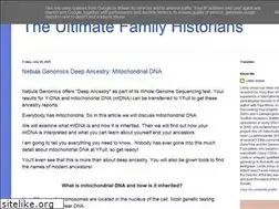 Sites similar to ultimatefamilyhistorians.blogspot.com