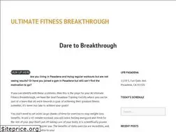 Sites similar to ultimatefitnessbreakthrough.com