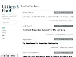 Sites similar to ultimatefont.com