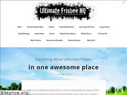 Sites similar to ultimatefrisbeehq.com