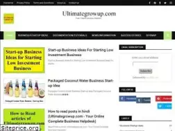Sites similar to ultimategrowup.com