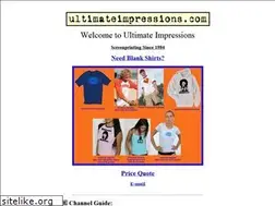 Sites similar to ultimateimpressions.com