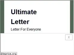 Sites similar to ultimateletter.com