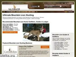 Sites similar to ultimatemountainlionhunting.com