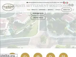 Sites similar to ultimatesettlementsolutions.com