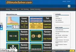 Sites similar to ultimatesolver.com
