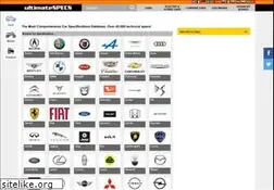 Sites similar to ultimatespecs.com