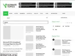 Sites similar to ultimatetopics.com