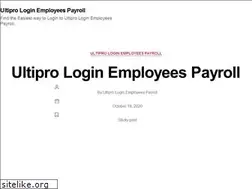 Sites similar to ultiprologinemployeespayroll.com
