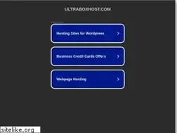 Sites similar to ultraboxhost.com